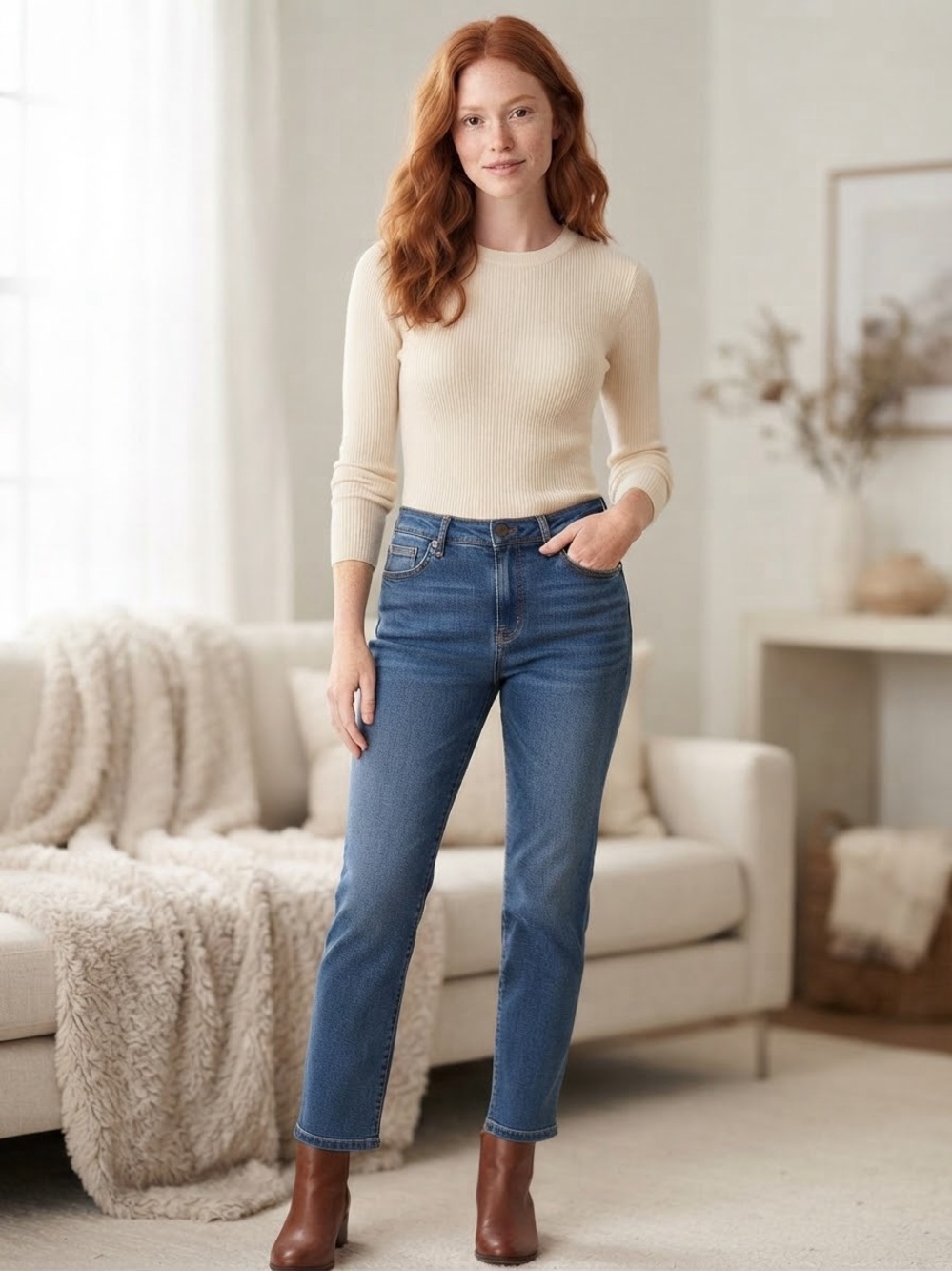 CAbi Harlow Jean Style #6492 Size 8